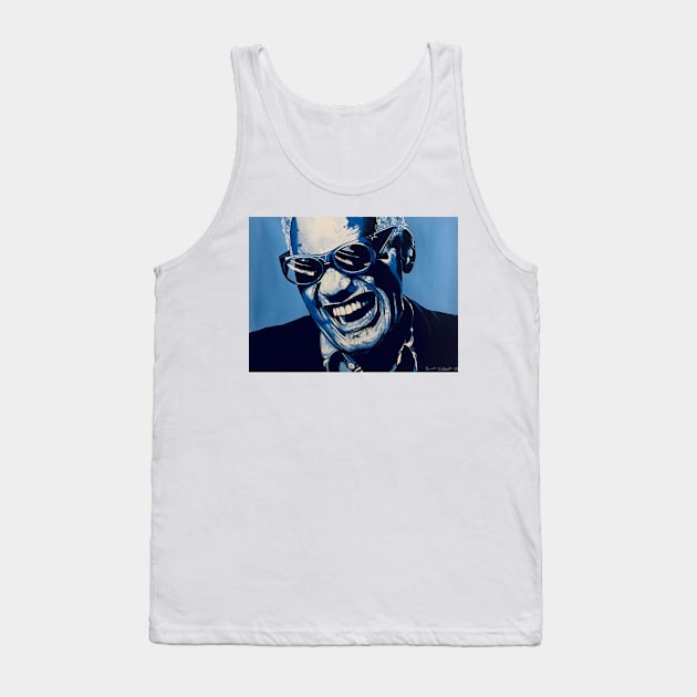Ray Charles Tank Top by BryanWhipple
